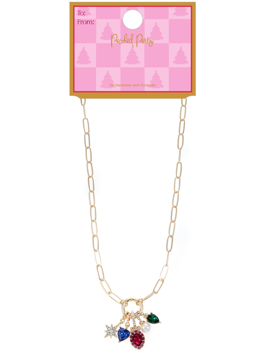 Packed Party Holiday Charm Necklace