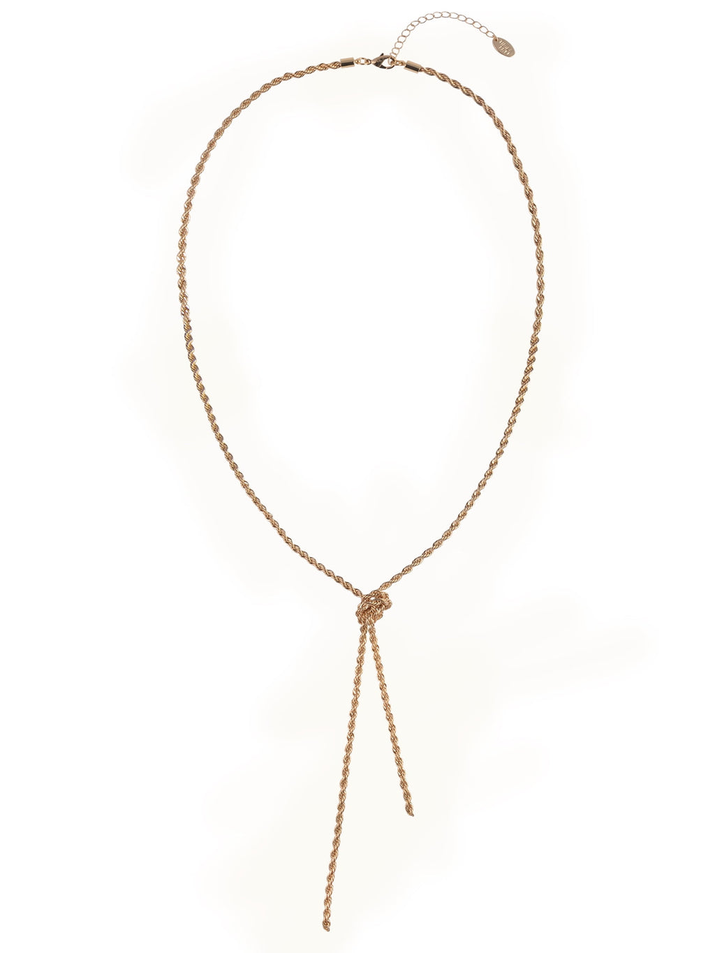 Time and Tru Adult Female Gold-Tone Knotted Chain Necklace