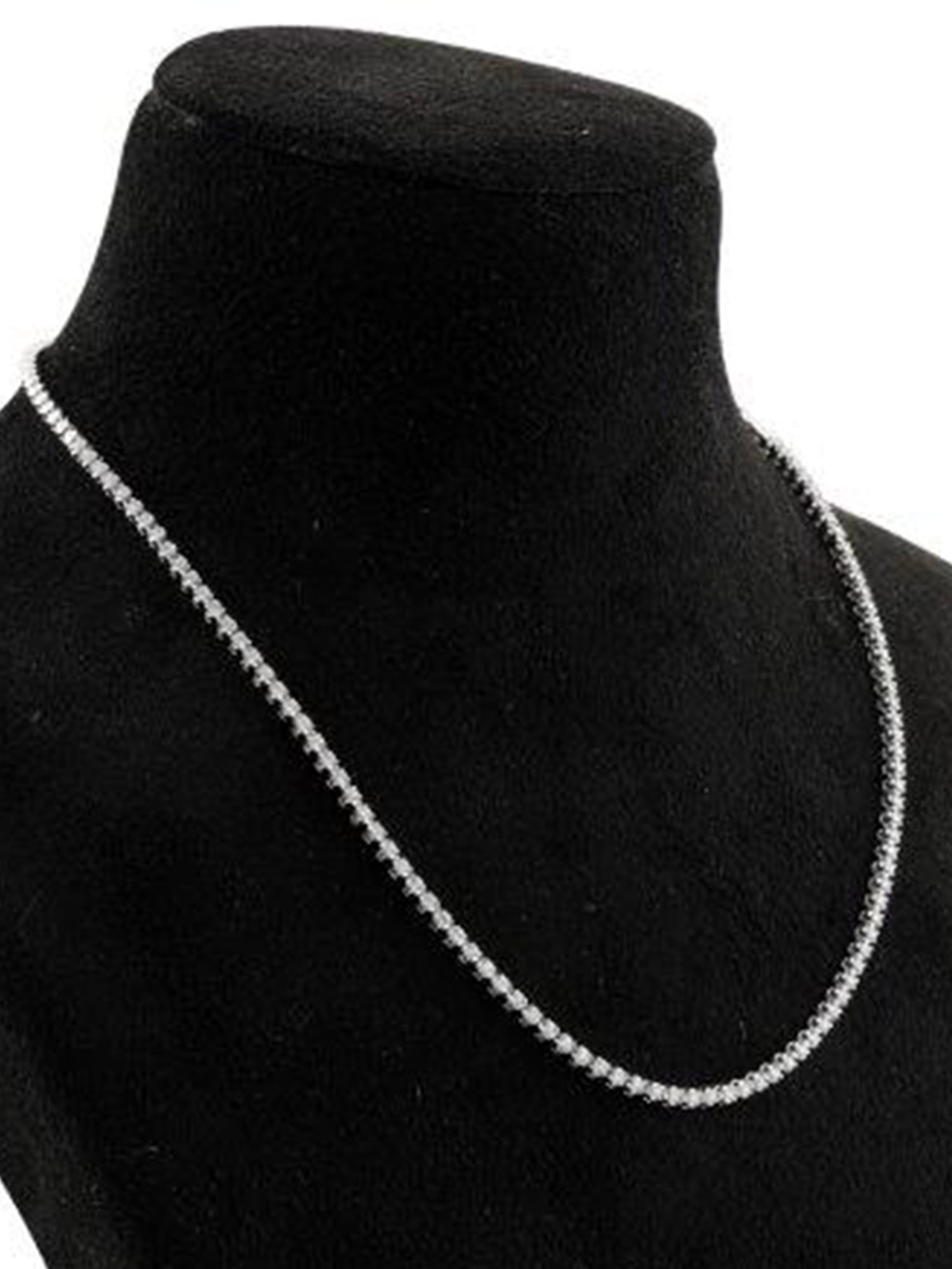 Brilliance Fine Jewelry 2 Carat t.w. Lab Grown Diamond Tennis Necklace, 10K White Gold Plated